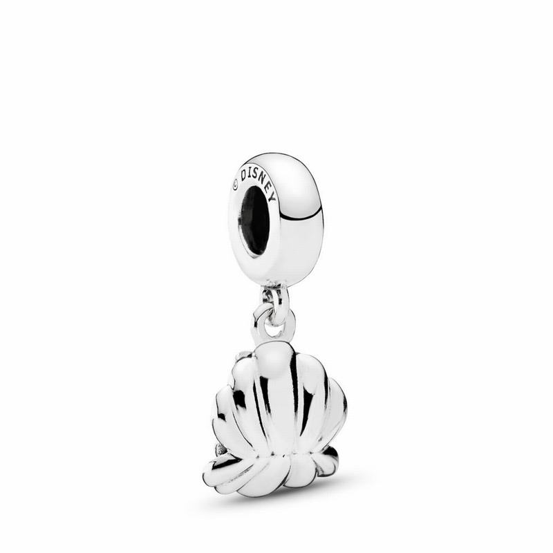Pandora Disney Ariel & Sea Shell Dangle Charm Silver Egypt AB6430795